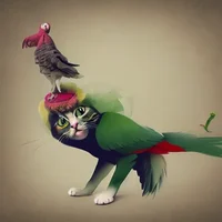 Cat Parrot