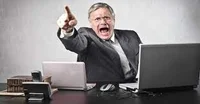 Angry CEO