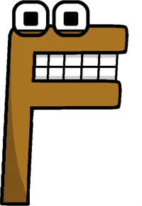 A literal brown F