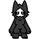 Dark latex furry