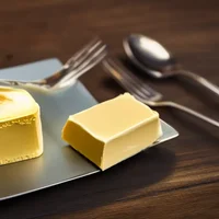 a piece of butter