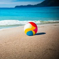 A Lonely Beach Ball