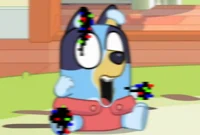 Corrupted Baby Bluey