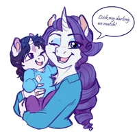Rarity and Stella