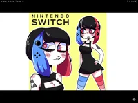 Nintendo switch girl