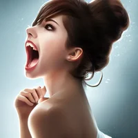 Screaming girl