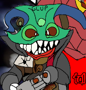 Glup the mutant fish