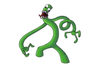 Green rainbow friend