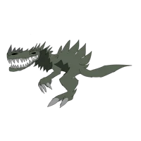 dinosaur like demon