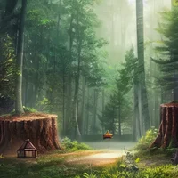 Your lost in a fores