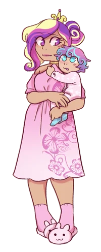 Cadance and Flurryha