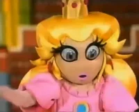 IceShow Peach Mascot