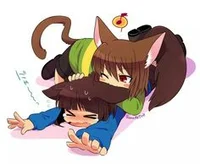 neko chara and frisk