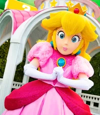 Real P-Peach Mascot