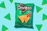 Green sauce doritos