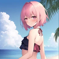 DDLC Beach Natsuki