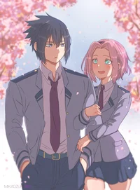 Sasuke and Sakura 