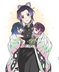 Shinobu con hijos