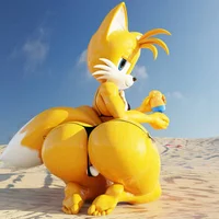 Tails butt bikini