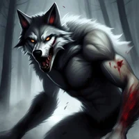 Injured werewolf 