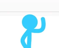 Blue Stickman