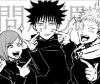 1JJK Yuji Meg Nobara