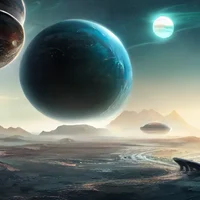 Unknown alien planet