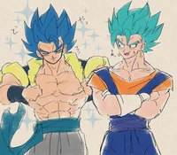 Vegitto and gogeta
