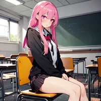Cute Girl in school