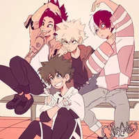 Bakugou y sus amigos