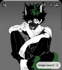 Werewolf Deku MHA