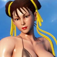 Chun-Li -Beach-