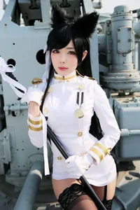 Cosplayer Atago