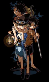 Sabo ace e luffy 
