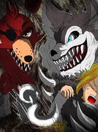 fnaf wolf and foxy