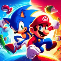 Sonic and mario
