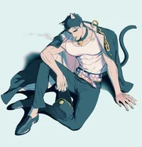 Jotaro Kujo cat boy