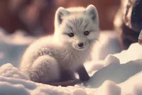 arctic fox cub
