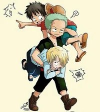 Pequeno trio monstro