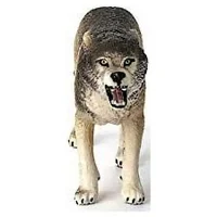 in charge plush wolf