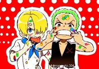 Zoro and Sanji