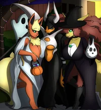 Halloween Poke Girls