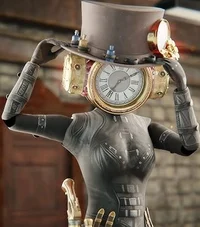 clock-woman