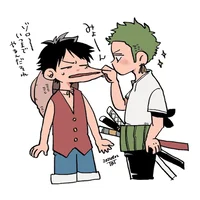 Zoro y Luffy 
