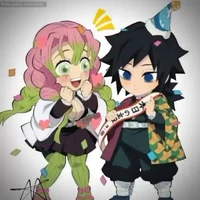 Mitsuri and Giyuu