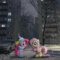 Fluttershy and pinki