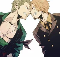 Zoro y Sanji