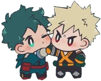 Bakugo and Deku 