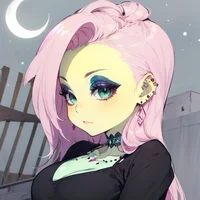 Fluttershy goth