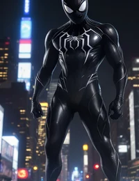 Black suit spiderman